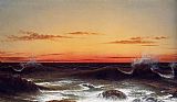 Seascape, Sunset by Martin Johnson Heade
